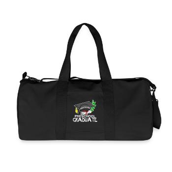 Preschool Graduate - class of 2018 - Recycled Canvas Sports Bag by Stanley/Stella - black - Front