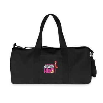 Dog Women Men Dogs Money Gift - Recycled Canvas Sports Bag by Stanley/Stella - black - Front