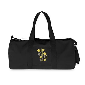 I want to find you - Funny mushroom picker saying Pil - Recycled Canvas Sports Bag by Stanley/Stella - black - Front