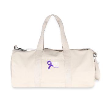 Demenz Krankheit Erinnerungen Materie Geschenk - Recycelte Canvas-Sporttasche von Stanley/Stella - Naturweiß - Vorne