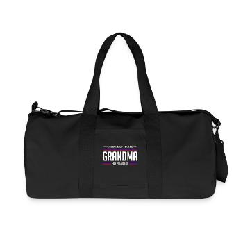Grandma for president - Recycled Canvas Sports Bag by Stanley/Stella - black - Front