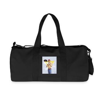 hipster - Recycled Canvas Sports Bag by Stanley/Stella - black - Front