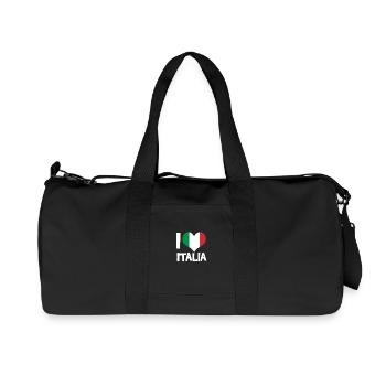 Italy - Recycled Canvas Sports Bag by Stanley/Stella - black - Front