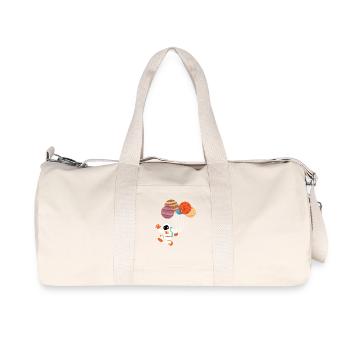 Astronaute spatial - Sac de sport en toile recyclée Stanley/Stella - blanc naturel - Devant