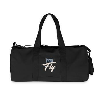 Airplane pilot vacation flying pilot - Recycled Canvas Sports Bag by Stanley/Stella - black - Front