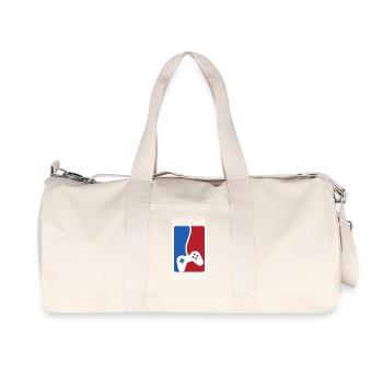 Gamer Nation - lustiges gaming Motiv geschenk - Recycelte Canvas-Sporttasche von Stanley/Stella - Naturweiß - Vorne