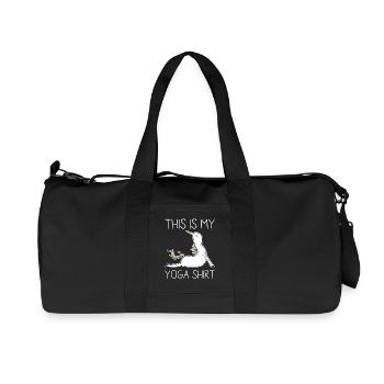 C'est mon cadeau de licorne de chemise de yoga - Sac de sport en toile recyclée Stanley/Stella - noir - Devant