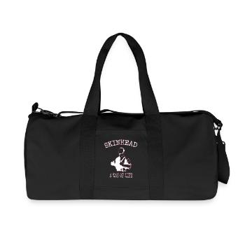 Mode de vie skinhead - Sac de sport en toile recyclée Stanley/Stella - noir - Devant