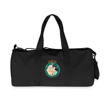 Zodiaque - Horoscope - Gémeaux - Cadeaux - Sac de sport en toile recyclée Stanley/Stella - noir - Devant