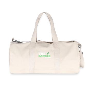 Banker Banker Banker Bank Gift idea - Recycled Canvas Sports Bag by Stanley/Stella - natural - Front