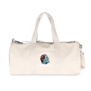 Zombie - Do not Open Dead Inside - Recycled Canvas Sports Bag by Stanley/Stella - natural - Front