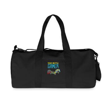 Croyez-moi, je suis un joueur - Sac de sport en toile recyclée Stanley/Stella - noir - Devant