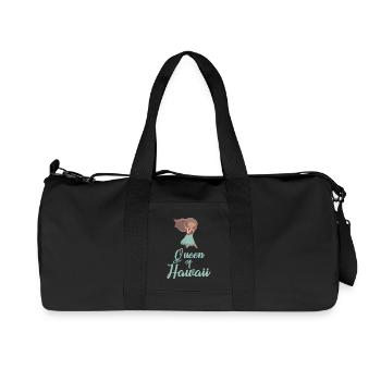 Queen of Hawaii - Recycled Canvas Sports Bag by Stanley/Stella - black - Front