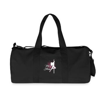 Pole Fitness Tshirt Gift - Recycled Canvas Sports Bag by Stanley/Stella - black - Front