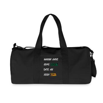 IRELAND - LUCK - DATING - SINGLE - Recycled Canvas Sports Bag by Stanley/Stella - black - Front