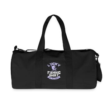 Angeln - Recycelte Canvas-Sporttasche von Stanley/Stella - Schwarz - Vorne
