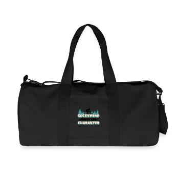 Fahrradfahren, Biking, Bike, Fahrrad, Fahrradsport - Recycelte Canvas-Sporttasche von Stanley/Stella - Schwarz - Vorne