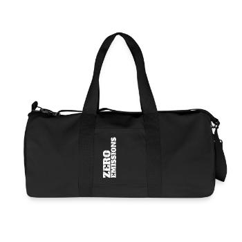 Zero emissions / electric driving / electric car - Recycled Canvas Sports Bag by Stanley/Stella - black - Front