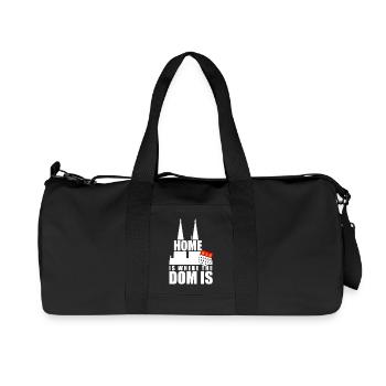 Cologne Home est là où le Dom est Cologne Carnaval Cologne - Sac de sport en toile recyclée Stanley/Stella - noir - Devant