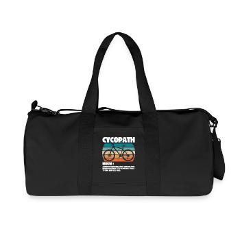 Mountainbike Cycopath Substantiv - Recycelte Canvas-Sporttasche von Stanley/Stella - Schwarz - Vorne