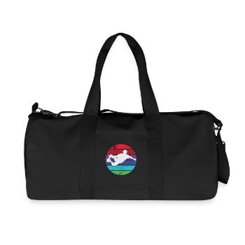 Skateboarding - Skateboarder - Recycled Canvas Sports Bag by Stanley/Stella - black - Front