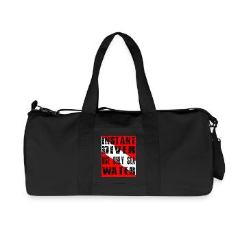 INSTANT DIVER - Recycelte Canvas-Sporttasche von Stanley/Stella - Schwarz - Vorne