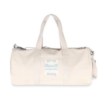 Apothekerin Selbstgespräche kompetente Beratung - Recycelte Canvas-Sporttasche von Stanley/Stella - Naturweiß - Vorne