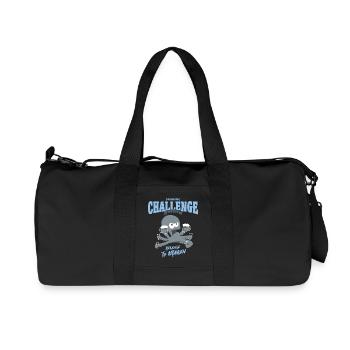 drinking challenge accepted - release the kraken - Recycled Canvas Sports Bag by Stanley/Stella - black - Front