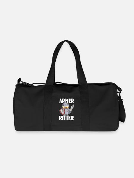 Armer Ritter, Frech Toast - Recycelte Canvas-Sporttasche von Stanley/Stella - Schwarz