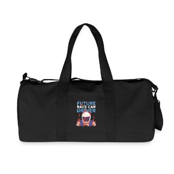 Racing Car - Future Race Car Driver - Recycled Canvas Sports Bag by Stanley/Stella - black - Front