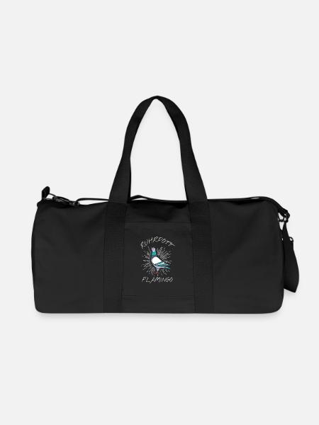 Ruhrpott Flamingo - Recycelte Canvas-Sporttasche von Stanley/Stella - Schwarz