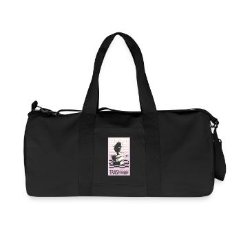 Trash 80s retro design - Recycled Canvas Sports Bag by Stanley/Stella - black - Front