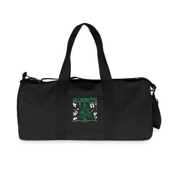 Chemistry Christmas Oh Chemistree - Recycled Canvas Sports Bag by Stanley/Stella - black - Front