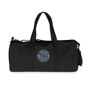 Rohrwerk-Statement mit Ventilrad - Recycelte Canvas-Sporttasche von Stanley/Stella - Schwarz - Vorne