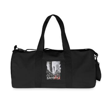 NEW YORK CITY - Sac de sport en toile recyclée Stanley/Stella - noir - Devant