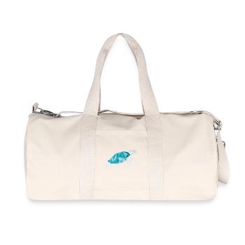 Tortue polygone - Sac de sport en toile recyclée Stanley/Stella - blanc naturel - Devant