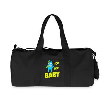 Bébé - Sac de sport en toile recyclée Stanley/Stella - noir - Devant