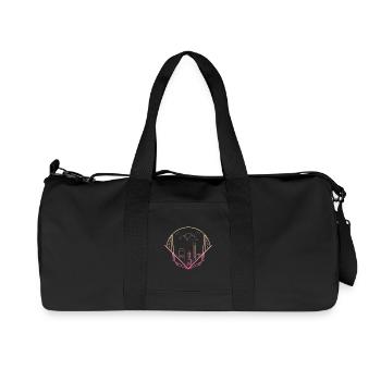horizon - Sac de sport en toile recyclée Stanley/Stella - noir - Devant