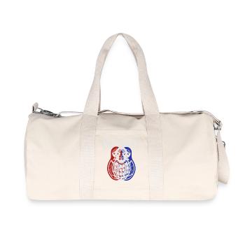 Matryoshka, russe - Sac de sport en toile recyclée Stanley/Stella - blanc naturel - Devant