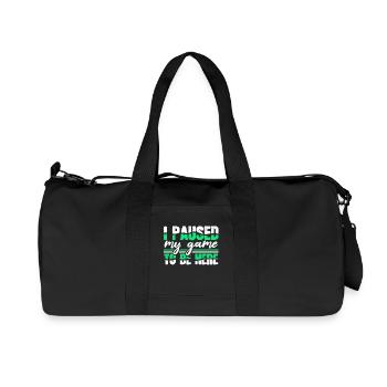Gamer Gaming - Recycelte Canvas-Sporttasche von Stanley/Stella - Schwarz - Vorne