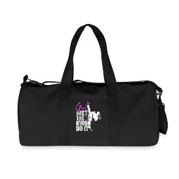 Fille Just Tae Kwon Do It Taekwondo Gift Ladies - Sac de sport en toile recyclée Stanley/Stella - noir - Devant