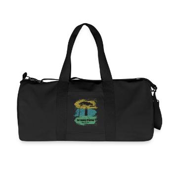 Prerow Ostsee - DarssCoast - Halbinsel Darss - Recycelte Canvas-Sporttasche von Stanley/Stella - Schwarz - Vorne
