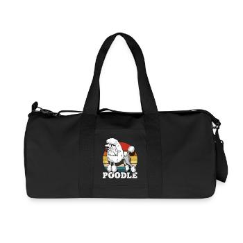 Retro Poodle - Recycled Canvas Sports Bag by Stanley/Stella - black - Front