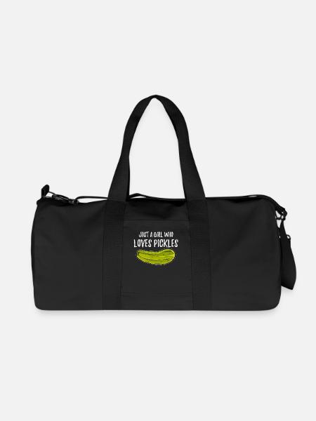 Cornichons pour les amateurs de cornichons - Sac de sport en toile recyclée Stanley/Stella - noir