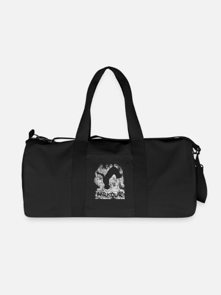 Parkour - Recycelte Canvas-Sporttasche von Stanley/Stella - Schwarz
