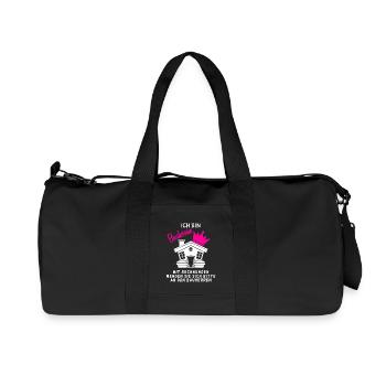 Bauherr Baumeister Hausbau Bauherrin Geschenk - Recycelte Canvas-Sporttasche von Stanley/Stella - Schwarz - Vorne