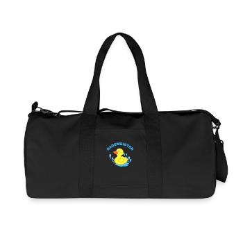 Bademeister - Recycelte Canvas-Sporttasche von Stanley/Stella - Schwarz - Vorne