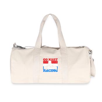 Go-kart Racing Go-kart karting - Recycled Canvas Sports Bag by Stanley/Stella - natural - Front