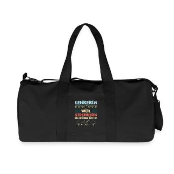 Lehrerin - Recycelte Canvas-Sporttasche von Stanley/Stella - Schwarz - Vorne