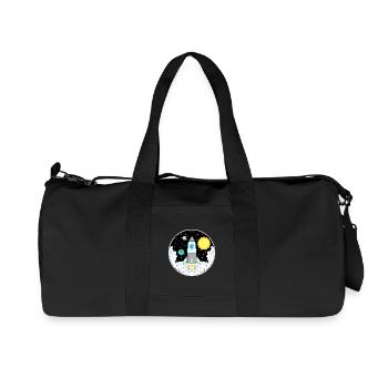 Rocket space - Recycled Canvas Sports Bag by Stanley/Stella - black - Front